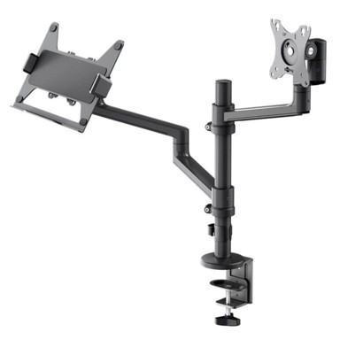 GOOBAY Stolni nosač Deluxe, za prijenosno računalo i monitor, 17"-32", 8 kg, crna